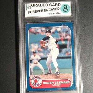 1986 Fleer Baseball card #345 ROGER CLEMENS 86 Boston Red Sox HOF NR MINT